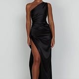 Saoirse - Langes, figurbetontes Kleid mit einem Träger