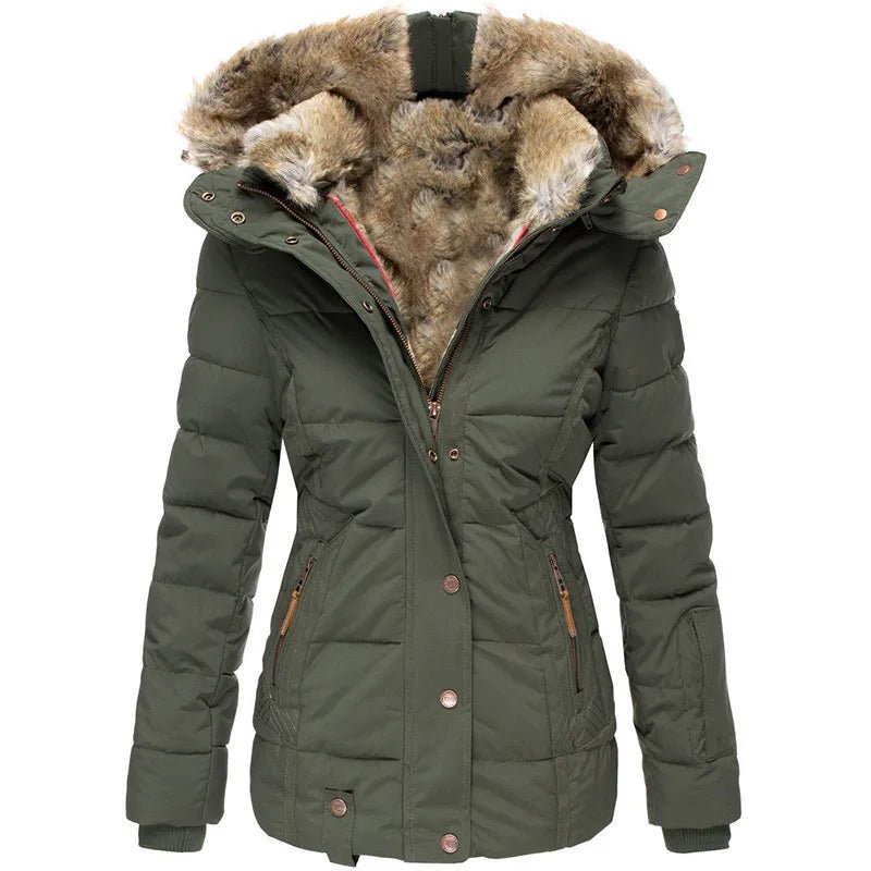Stefanie™ - Warmer Wintermantel mit Fellfutter