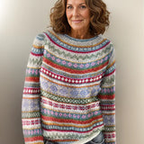 Fraja | Kuscheliger, modischer Pullover in kontrastierenden Farben