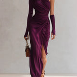 Rhianna™ Chic Maxikleid mit Ärmeln