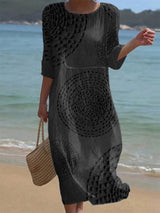 Theresa | Legeres besticktes Damenkleid