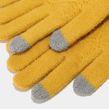 Damen Strickset mit Mütze, Schal und Handschuhen