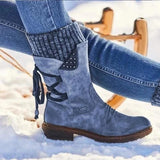 Valeria - Wasserdichte Stiefel Mit Reißverschluss An Der Wade
