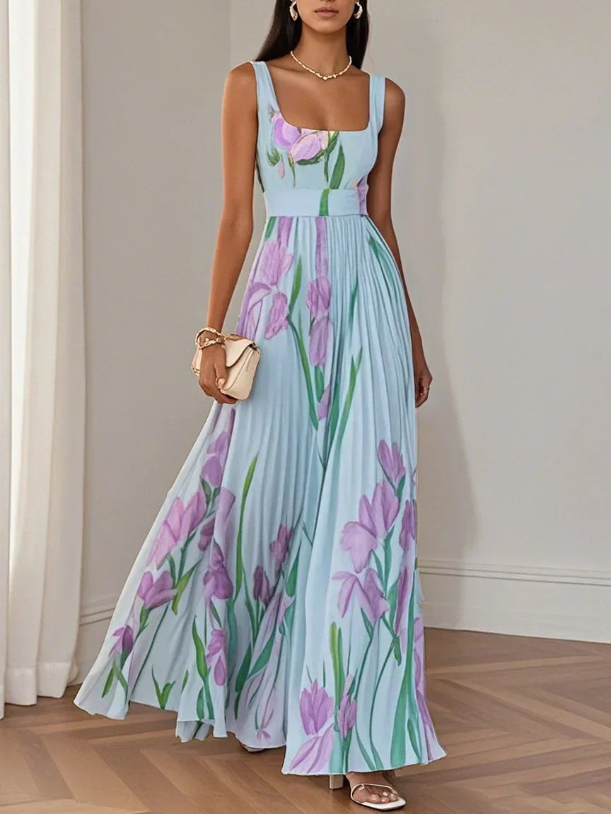 Mary™ - Elegantes Plissee-Maxikleid