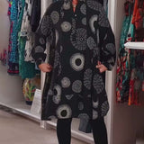 Marlene™ - Lässiges Kleid mit geometrischem Druck
