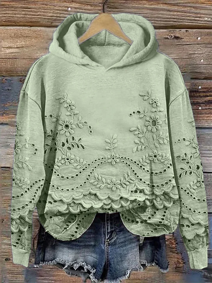 Regine™ - Gemütlicher Hoodie mit floralem Print