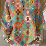 Tilde | Bunter Pullover mit kariertem Muster