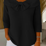 Helen™ – Eleganter Strickpullover mit Schleifendetail