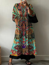 Elegantes Kleid mit Carolina-Print
