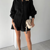 Elizabeth - Luftiges Shirt- und Shorts-Set