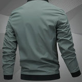 Finn - Lässige Bomberjacke Mit Gesticktem Buchstaben Für Männer