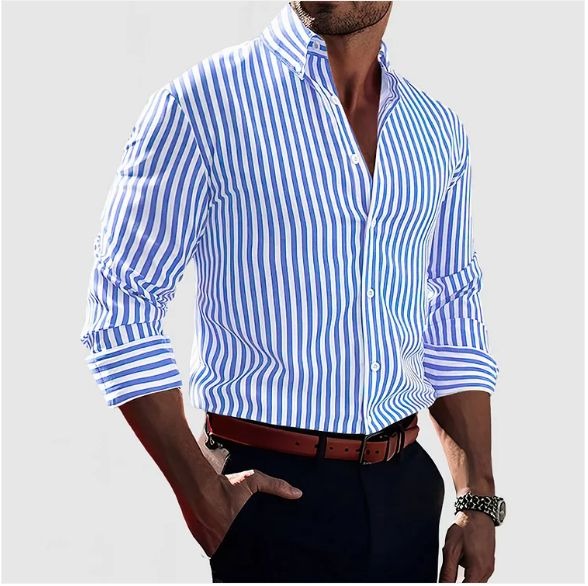 Riley™ – Elegantes gestreiftes Hemd