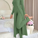 Aldea™ - Gemütliches Zwei-Teile Ribbed Lounge Set