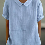 Amalie ™ - Entspannt geschnittene Bluse mit Kragen