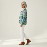 Bettina | Gebreide vest met Noordse pasteltintpatroon