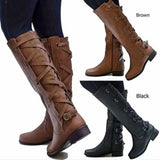 Kalinda | Damen knöchelhohe Reitstiefel mit rückseitigen Schnallen