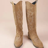 Bexley | Damen Westernstiefel mit weiter Wadenpassform und Seitenreißverschluss