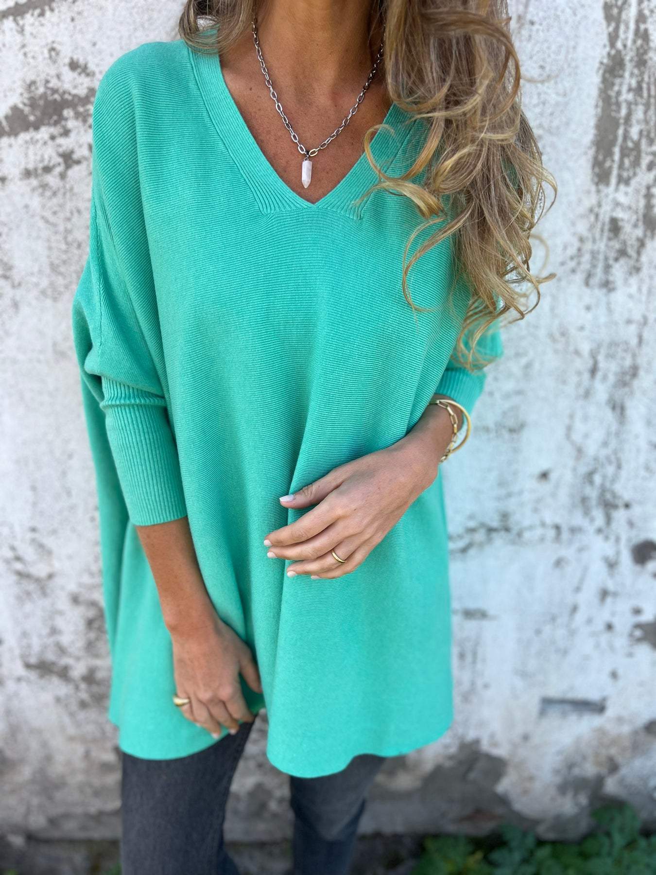 Hannah – V-Ausschnitt Pullover