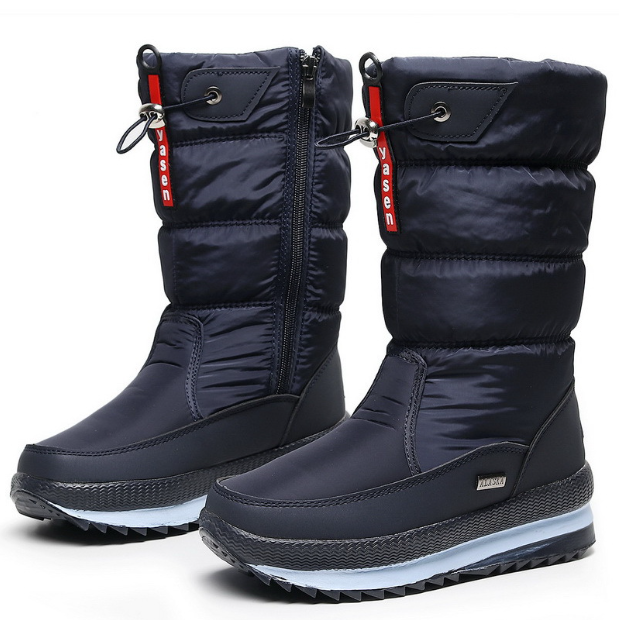 Lara - Rutschfeste Und Wasserdichte Schneestiefel Aus Kunstfell