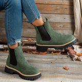 Mehetabel | Damen Chelsea-Stiefeletten mit Profilsohle