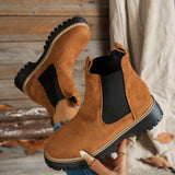 Mehetabel | Damen Chelsea-Stiefeletten mit Profilsohle