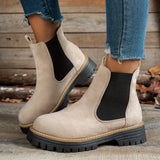 Mehetabel | Damen Chelsea-Stiefeletten mit Profilsohle