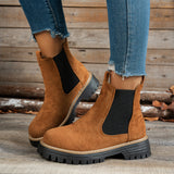 Mehetabel | Damen Chelsea-Stiefeletten mit Profilsohle