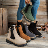Mehetabel | Damen Chelsea-Stiefeletten mit Profilsohle