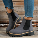 Mehetabel | Damen Chelsea-Stiefeletten mit Profilsohle