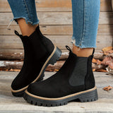 Mehetabel | Damen Chelsea-Stiefeletten mit Profilsohle