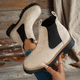 Mehetabel | Damen Chelsea-Stiefeletten mit Profilsohle