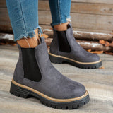 Mehetabel | Damen Chelsea-Stiefeletten mit Profilsohle