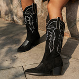 Blythe | Damen Westernstiefel mit weiter Wadenpassform