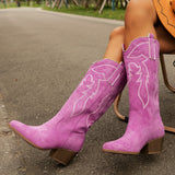 Blythe | Damen Westernstiefel mit weiter Wadenpassform