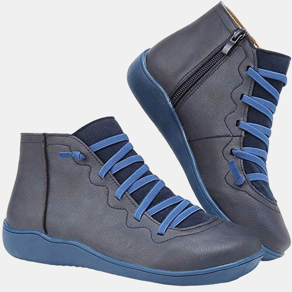 Riley | Schnür-Ankle Boots