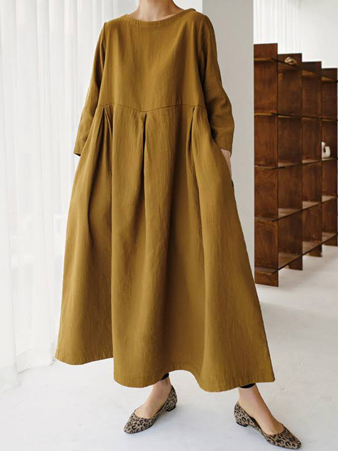 Ella - Lockeres kleid mit Seitentaschen
