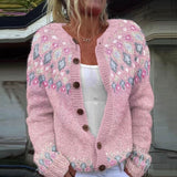 Hasel | Pink Comfort Cardigan