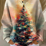 Ella | Pullover mit Weihnachtsbaum und gemütlicher Stimmung