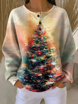 Ella | Pullover mit Weihnachtsbaum und gemütlicher Stimmung