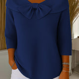 Helen™ – Eleganter Strickpullover mit Schleifendetail