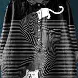 Coco™ - Katzenkunst Shirt