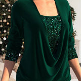 Flaire™ | Oberteil aus Glitterpailletten