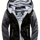 Noah - Warme Herren Fleecejacke Mit Kapuze