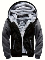 Noah - Warme Herren Fleecejacke Mit Kapuze