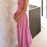 Quincy | Midi-Kleid mit Cut-Out und Taschen