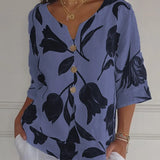 Sanne™ | Florale Button-Up Bluse