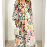Sofie™ - Elegantes Geblümtes Kleid