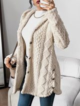 Chloe™ - Plüsch-Hoodie-Cardigan