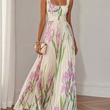 Mary™ - Elegantes Plissee-Maxikleid
