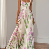 Mary™ - Elegantes Plissee-Maxikleid